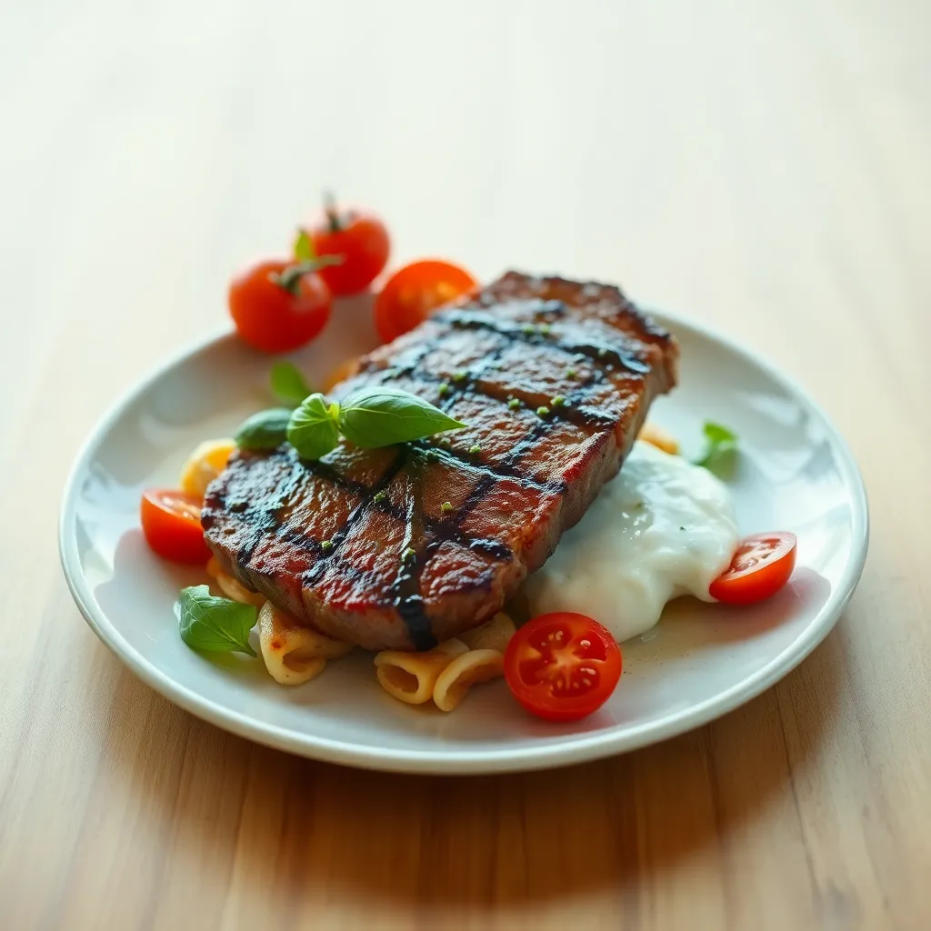 Recept - Kurací steak na bylinkovom masle, ryža, miešaný šalátik