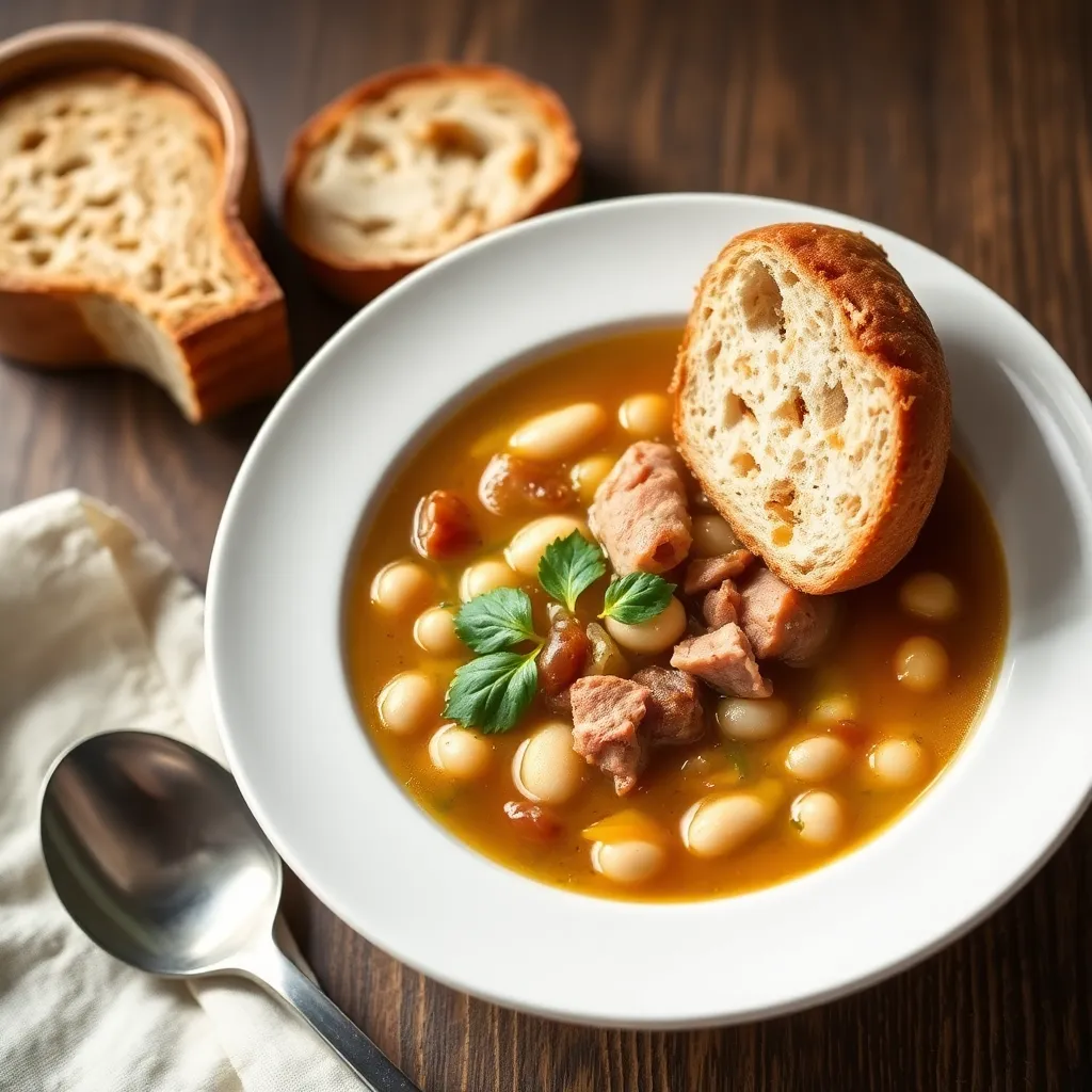 Recept - Struková kyslá s údeným, chlieb
