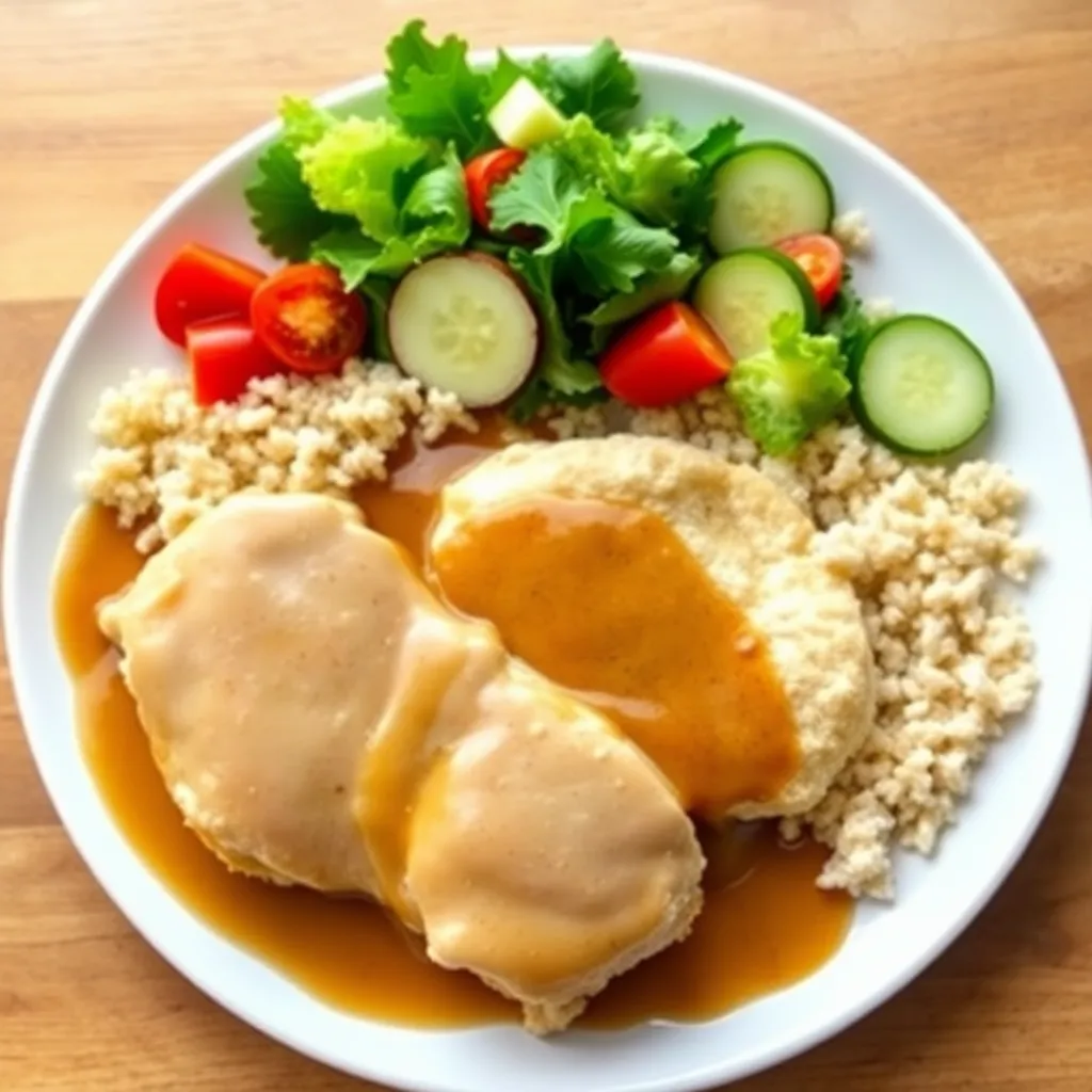 Recept - Kurací Cordon Bleu na prírodno ½ ryža ½ opekané zemiaky, šalátik