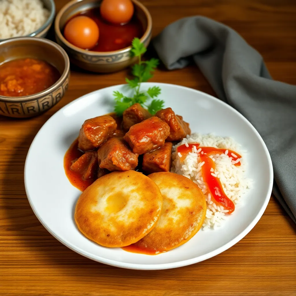 Recept - Šarišský tanier s ryžou a zemiakovými plackami