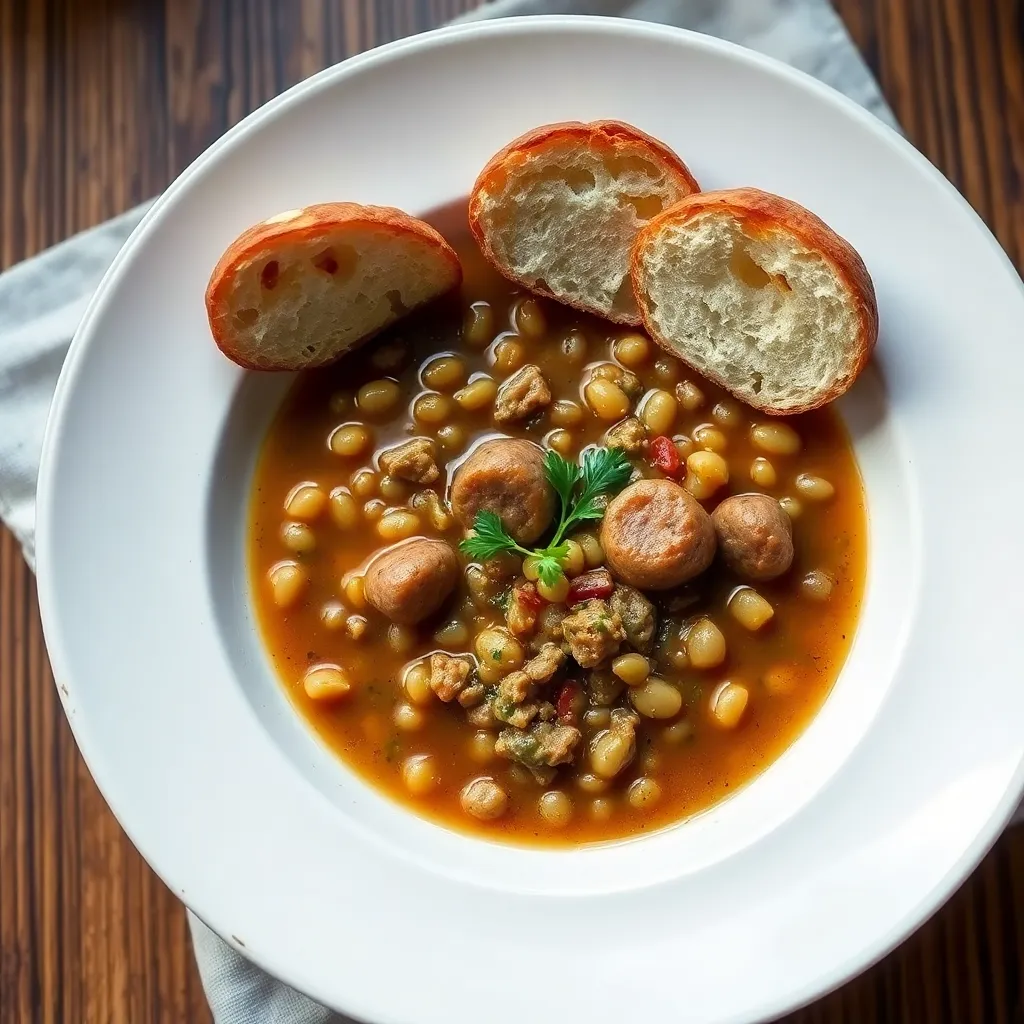 Recept - Šošovicová polievka s klobáskou