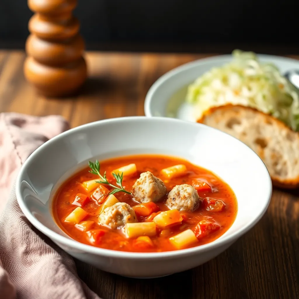 Recept - Kapustová polievka s paradajkovým pretlakom